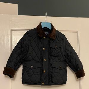 Polo by Ralph Lauren water-repellent Quilted barn Jacket 4T Newport navy